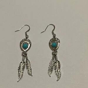 Sterling silver southwestern earrings NWT